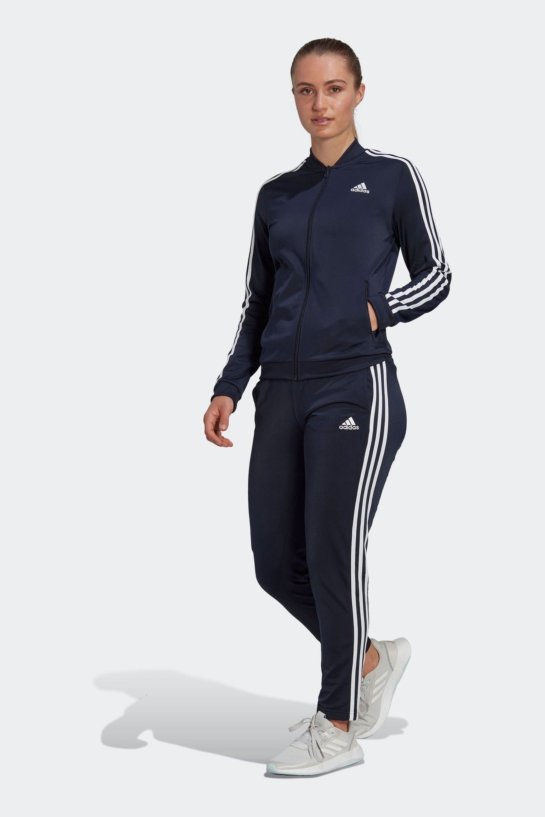 Buy adidas Navy Sportswear Essential Tracksuit from Next Denmark