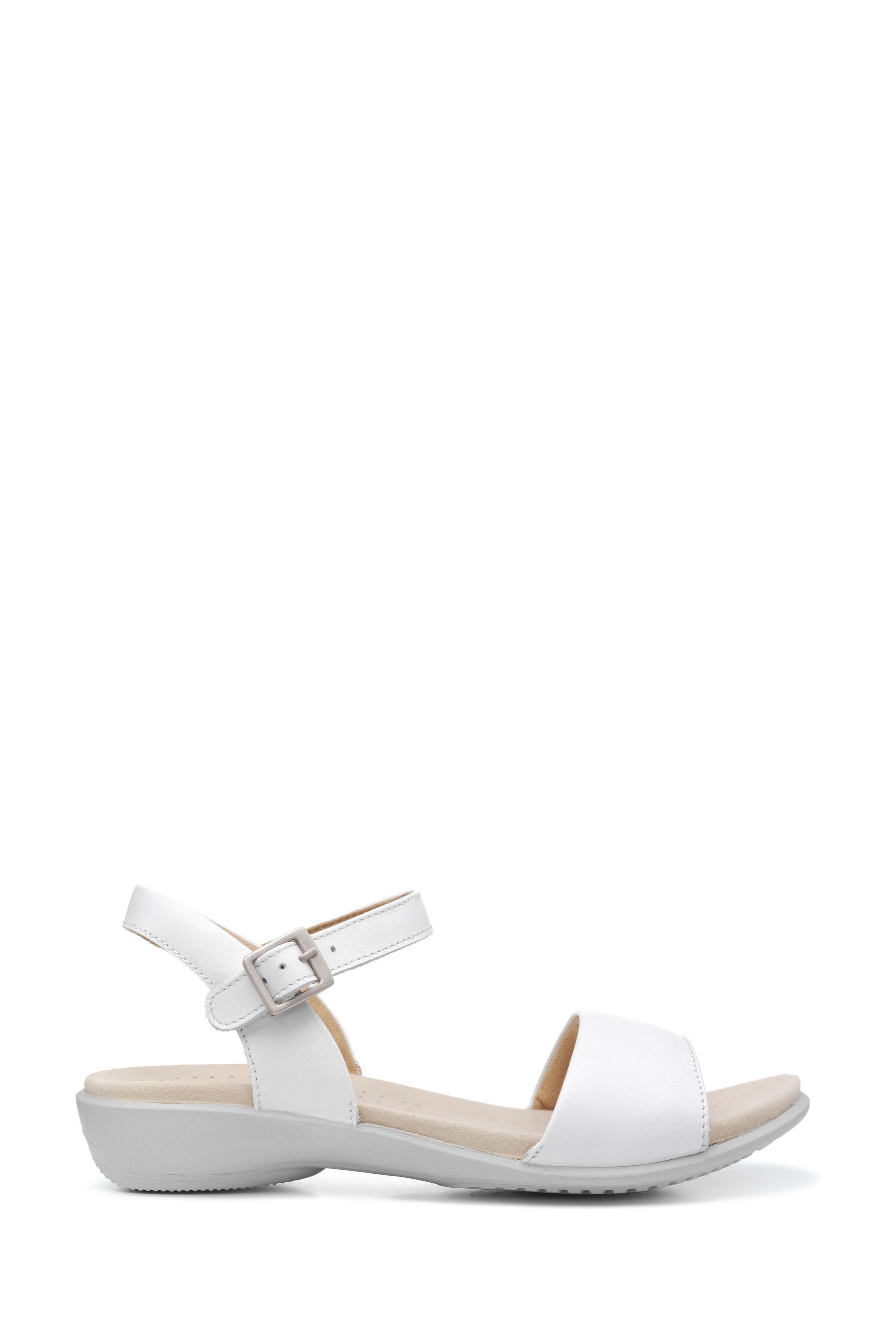 White hotter sandals top