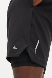 Black Training Shorts With Liner - Image 7 of 11