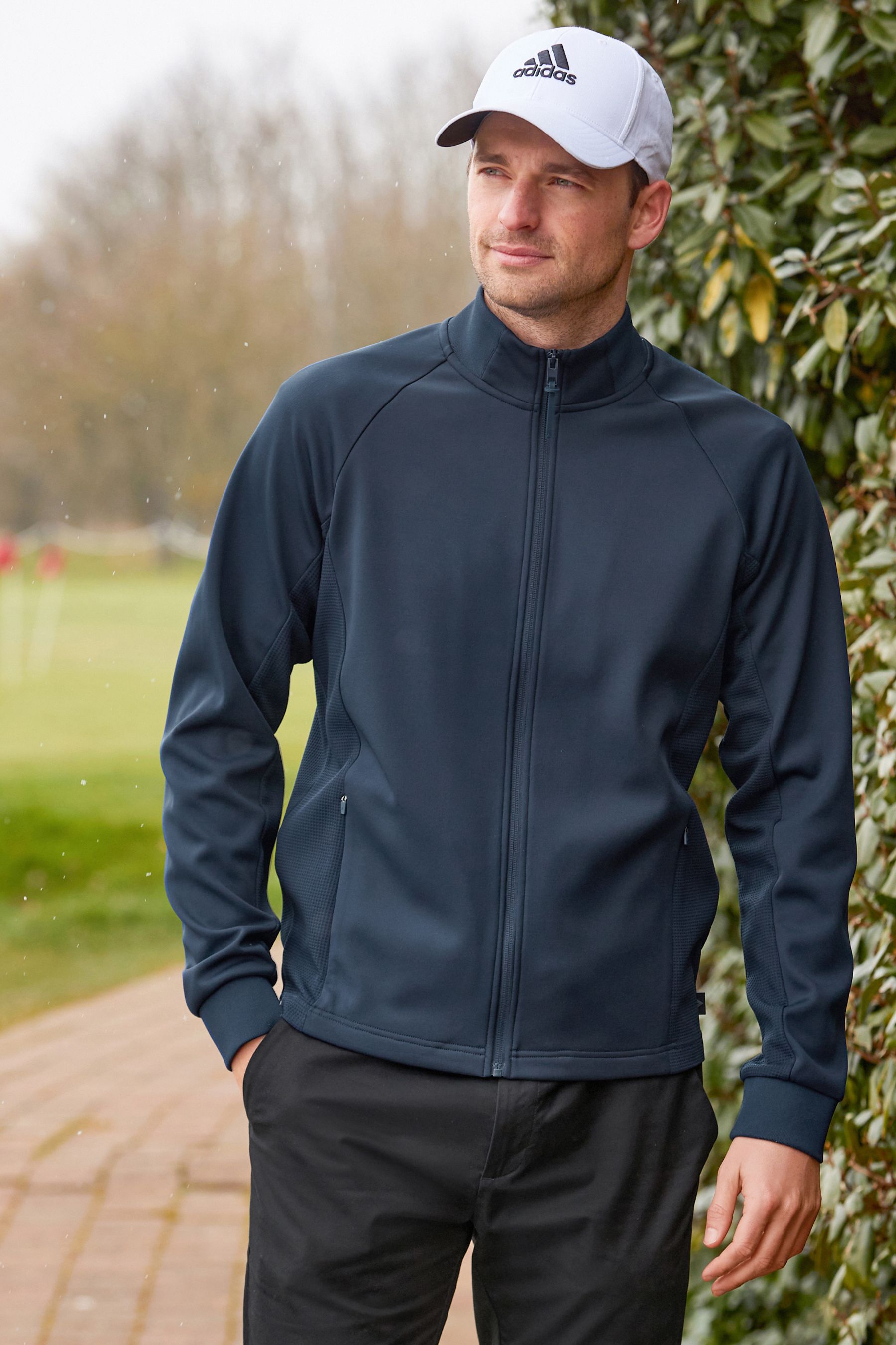 Navy training jacket shop