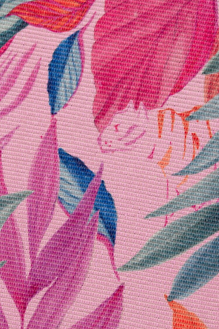 Buy furn. Pink Psychedelic Jungle Exotic Washable Outdoor/Indoor Rug ...