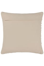 Yard Natural Beige Pecan Brown Wikka Cotton Jute Woven Cushion - Image 4 of 7