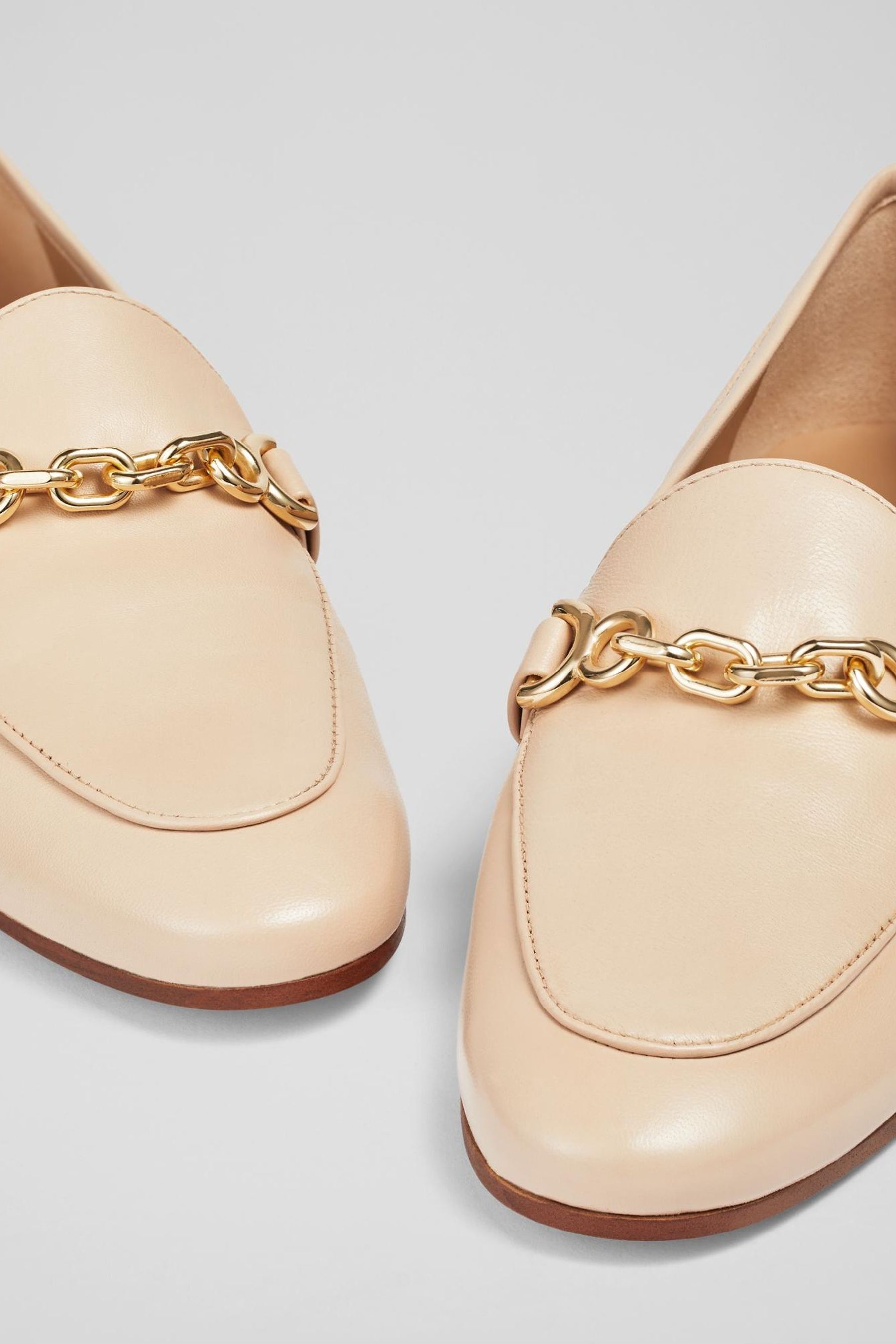 Nude color loafers top
