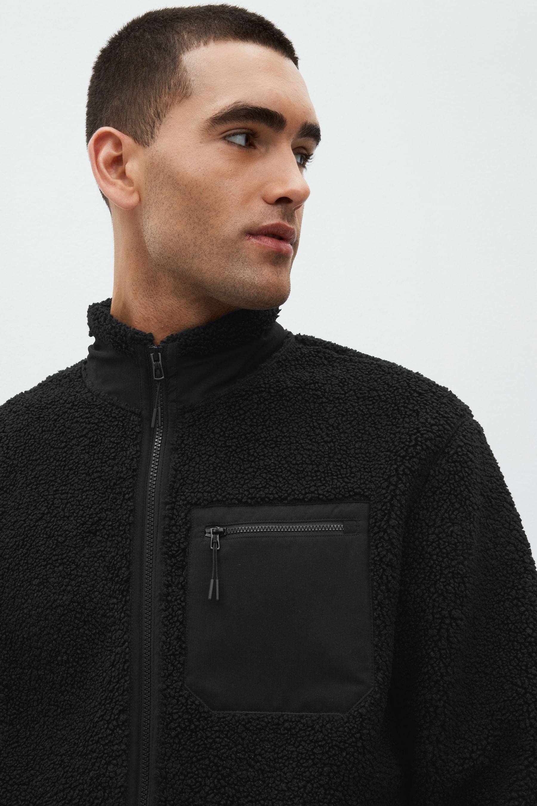 Black borg fleece online