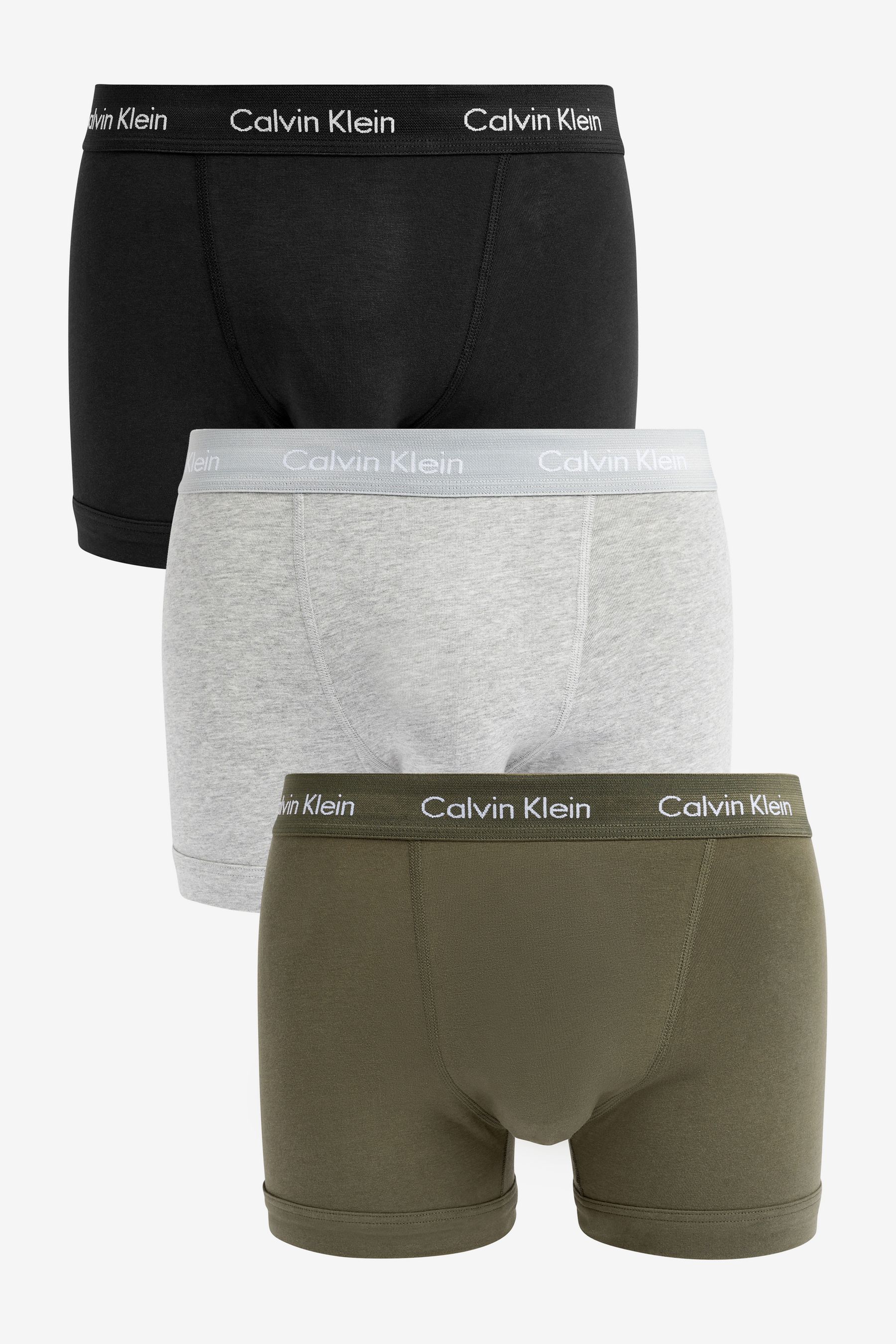 Buy Calvin Klein Green Ground Classic Stretch Trunks 5 Pack Boxers from the Next UK online shop