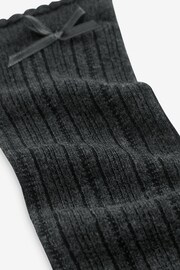 Clarks Grey Knee High Socks 2 Pack - Image 2 of 2
