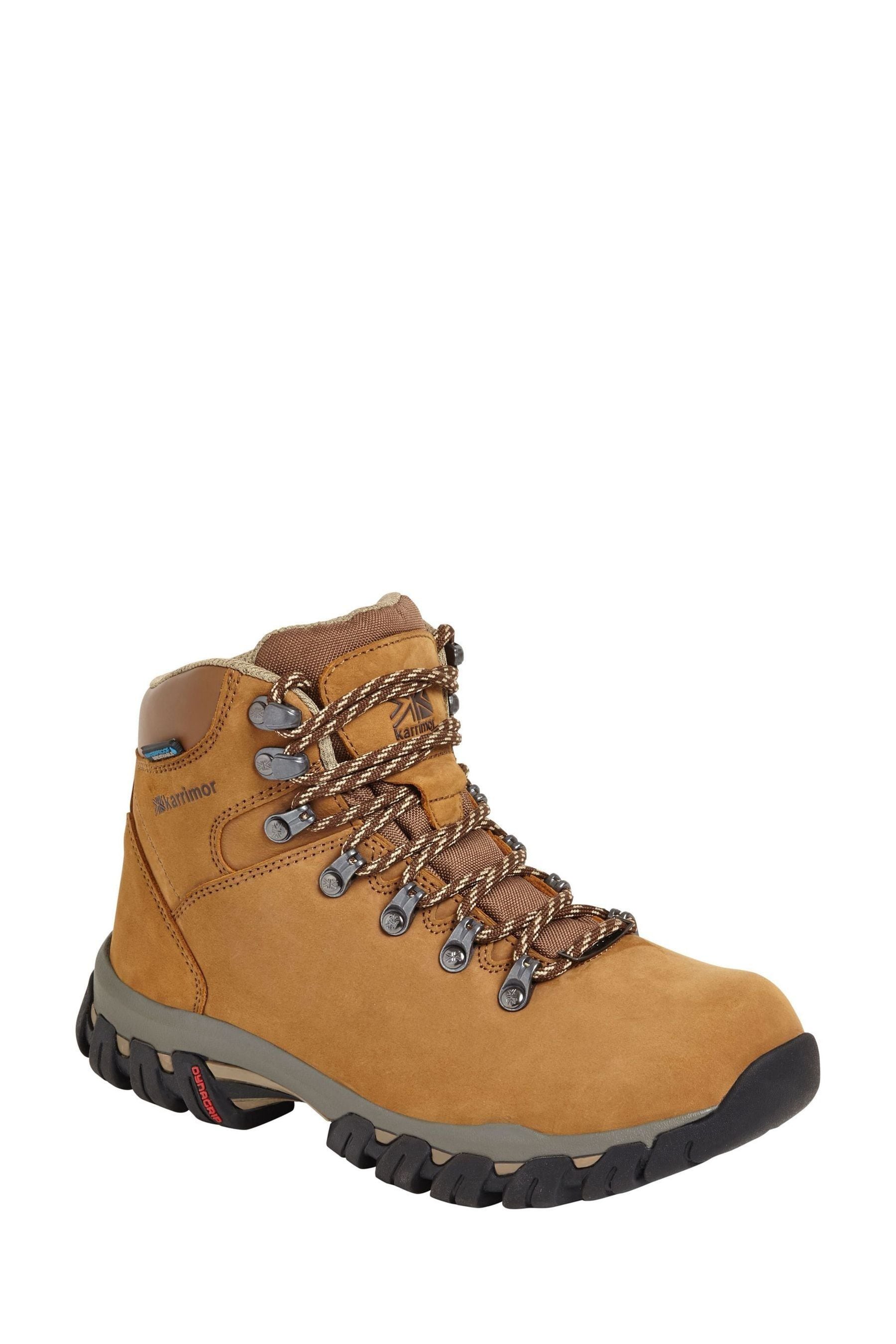 Buy Karrimor Womens Brown Mendip 3 NB Ladies Weathertite Waterproof Leather Boots from Next Luxembourg