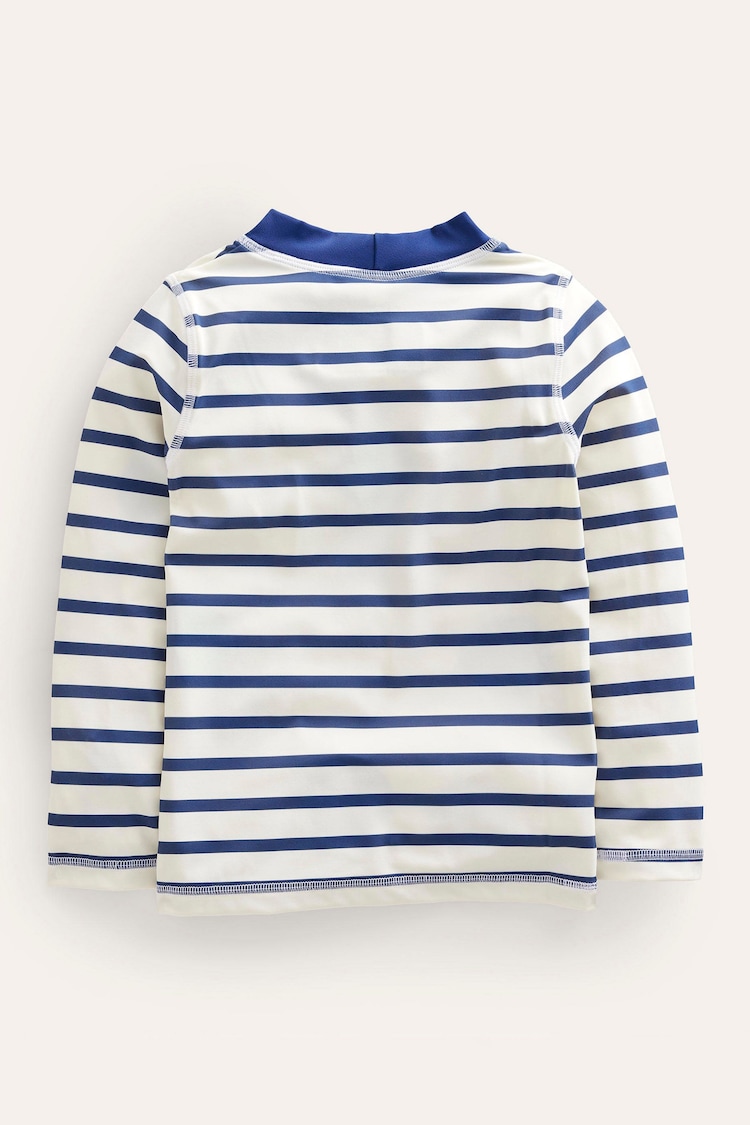 Boden Blue Breton Rash Vest - Image 2 of 3