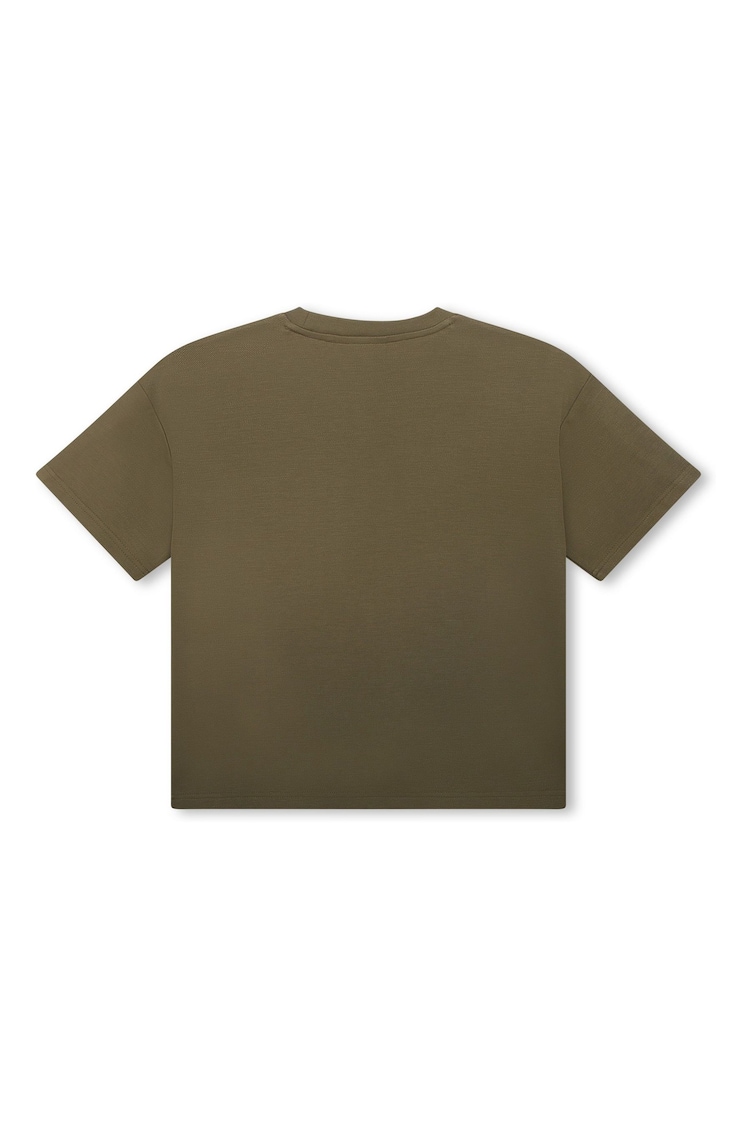 HUGO Green Patched Pocket Logo T-Shirt - Image 2 of 3