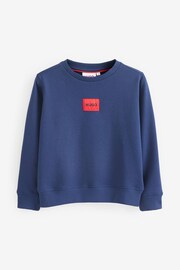 HUGO Blue Logo Sweatshirt - Image 1 of 3