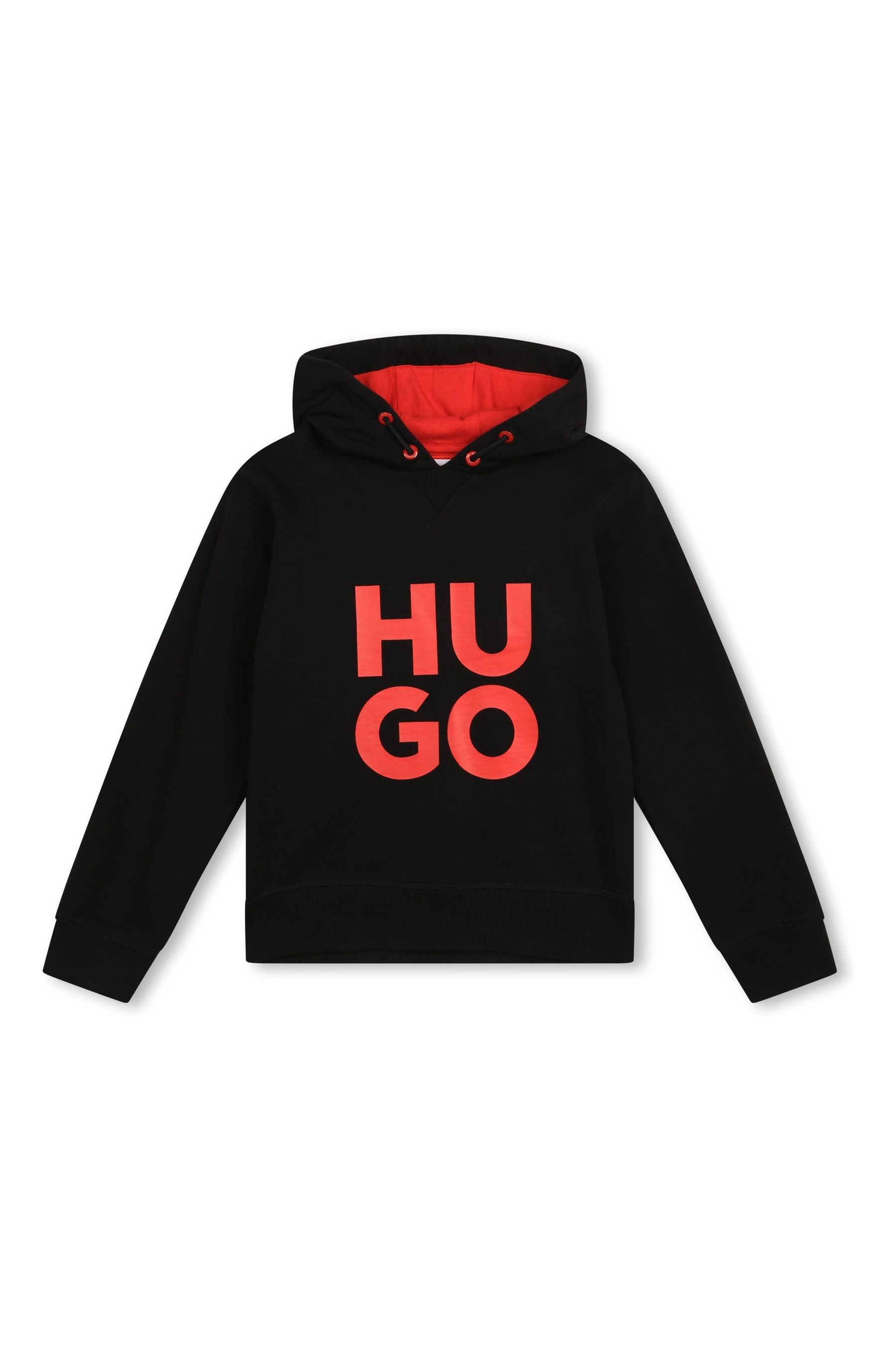 Hugo black hoodie online