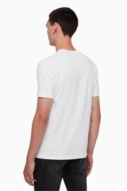 AllSaints White Brace Short Sleeve Crew T-Shirts 3 Pack - Image 2 of 6