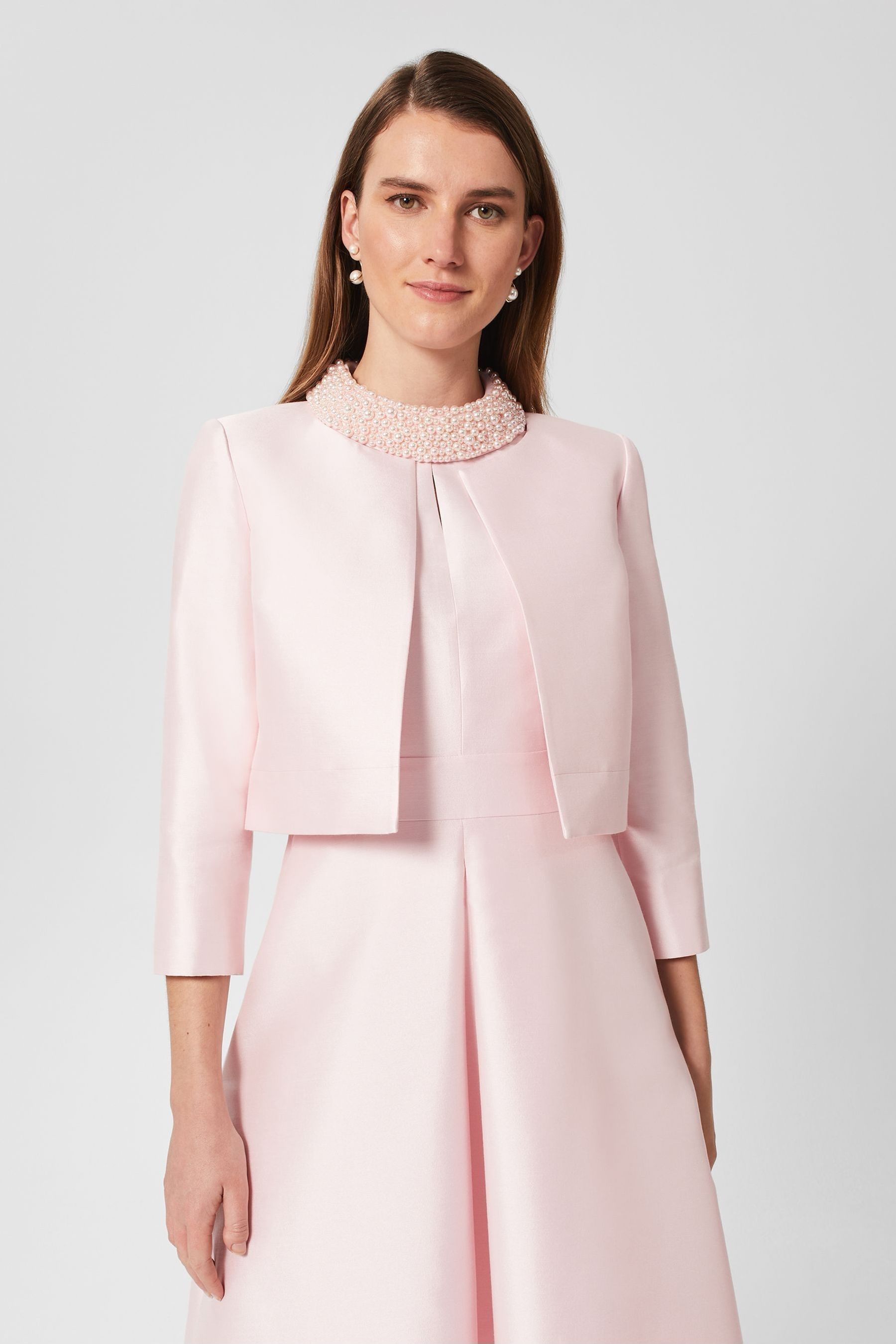 Buy Hobbs Pink Marcella Jacket from Next Ireland