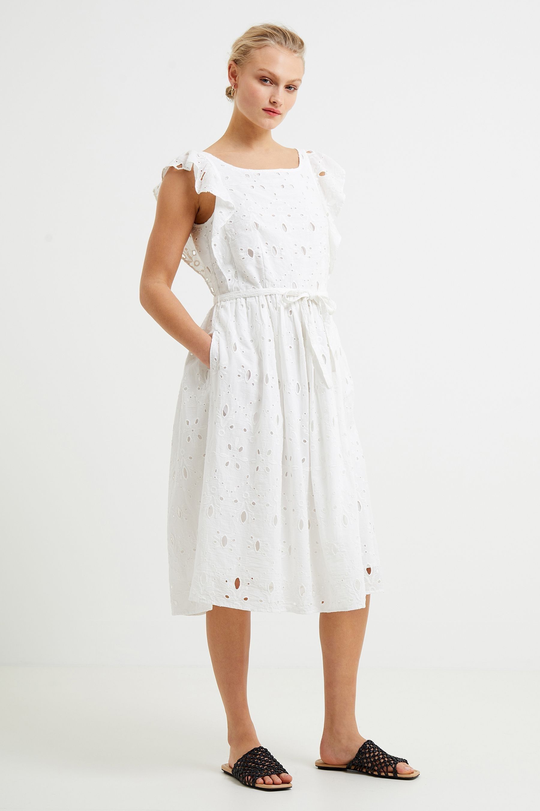 French connection broderie anglaise dress discount