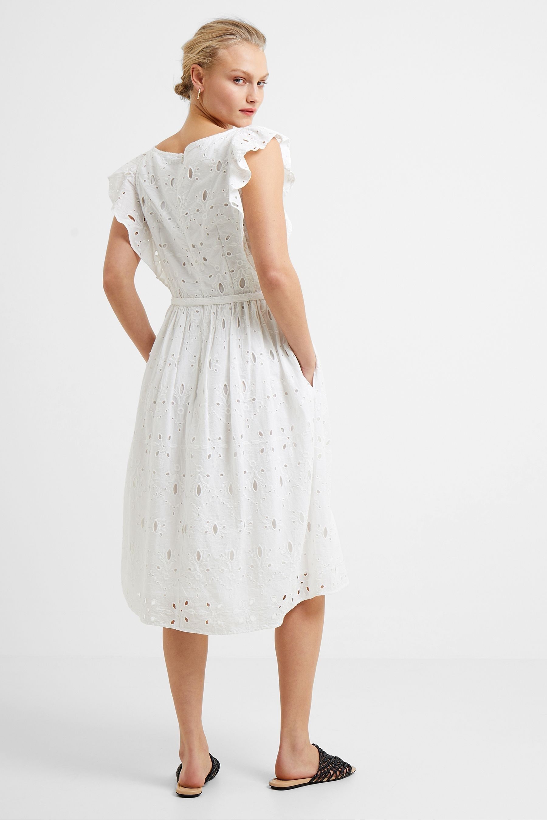 Next white broderie anglaise dress outlet