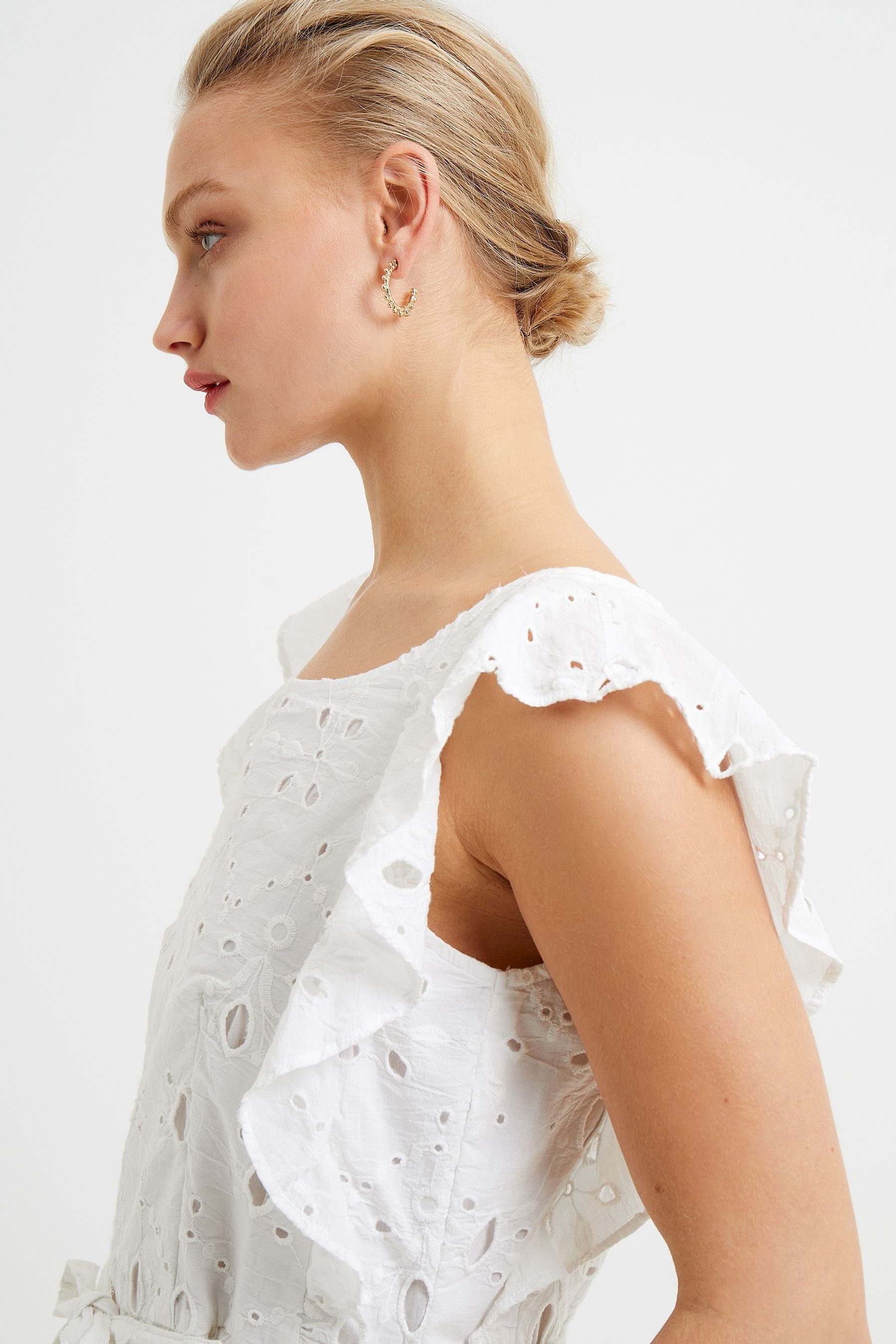 French connection broderie anglaise dress online