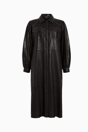 AllSaints Black Ava Lea Shirt Dress - Image 5 of 5