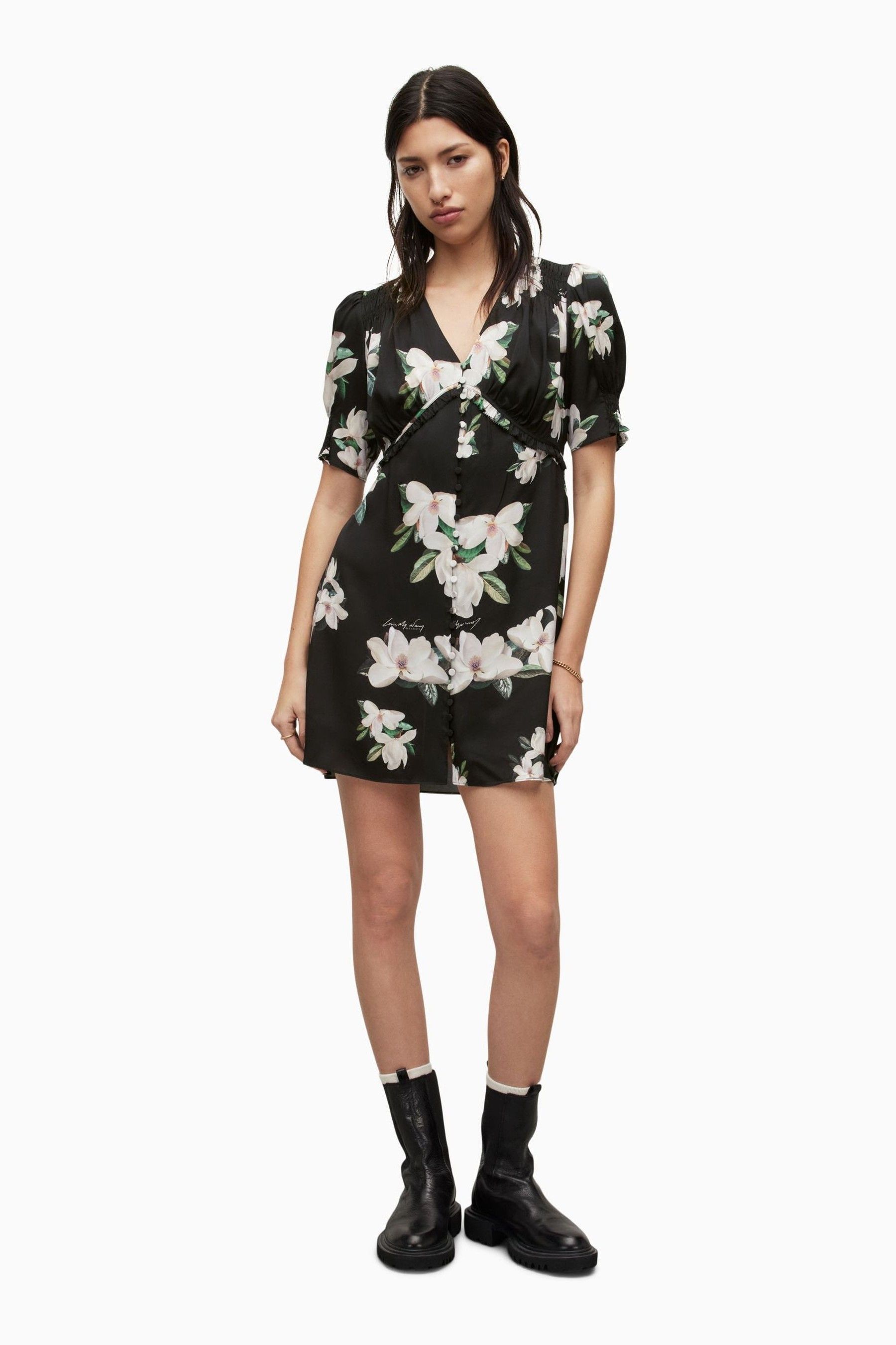 Buy AllSaints Black Demi Alessandra Dress from Next Slovakia