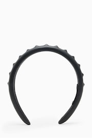 AllSaints Black Stud Lara Headband - Image 2 of 3