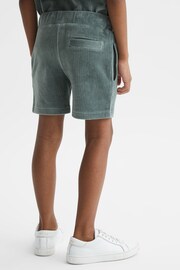 Reiss Sage Tortuga Junior Ribbed Chenille Drawstring Shorts - Image 5 of 5