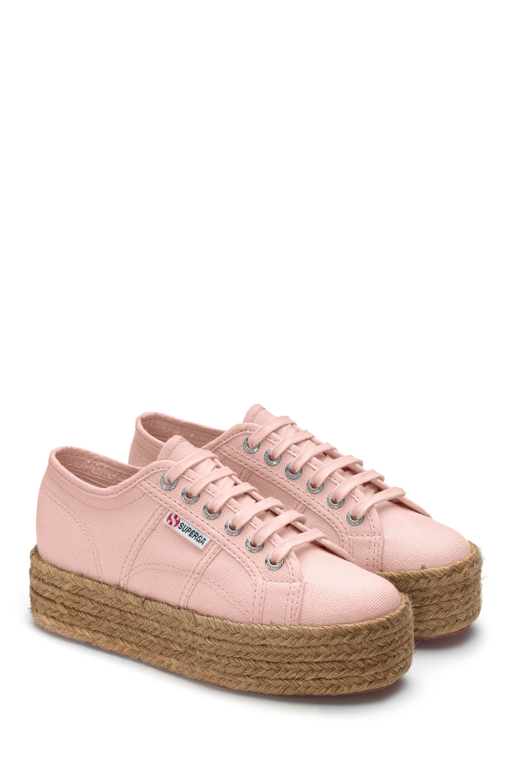 Buy Superga Pink 2790 Rope Platform Espadrilles from Next Luxembourg