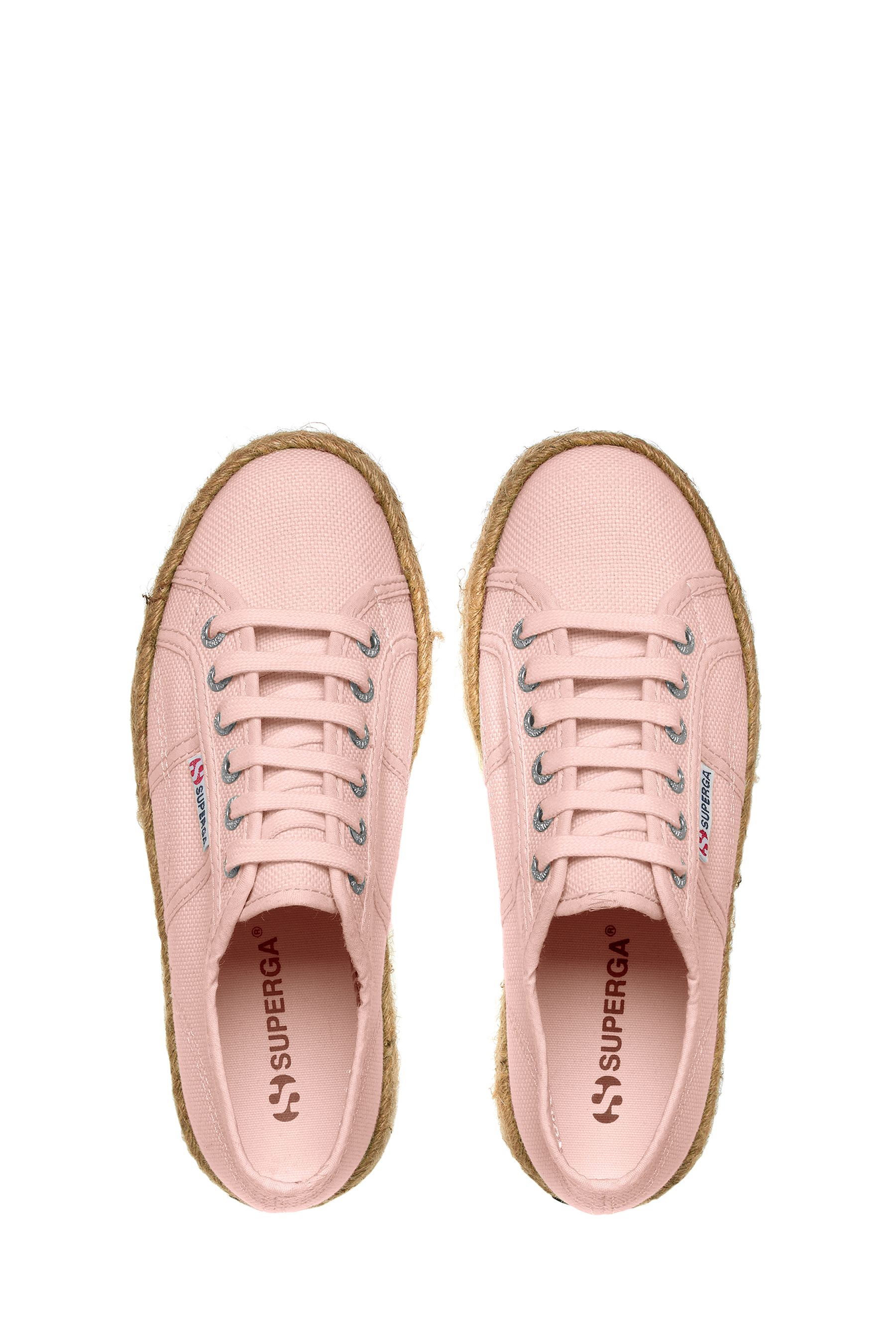 Superga plateforme corde on sale