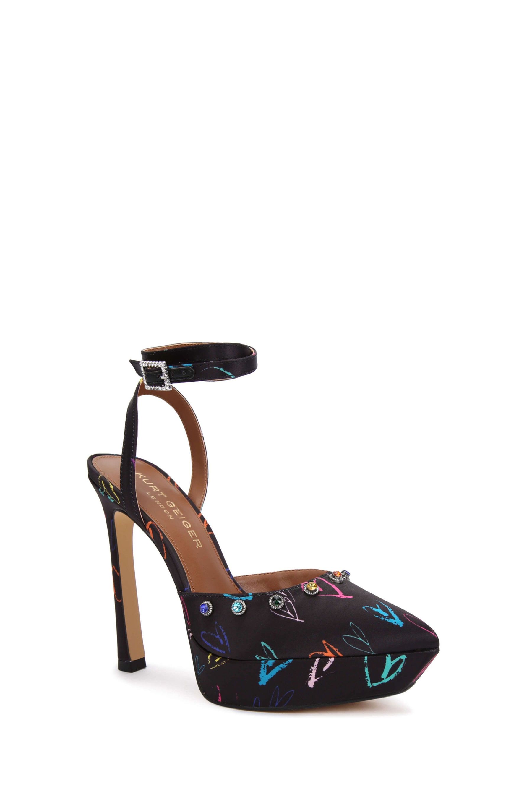 Buy Kurt Geiger London Octavia Black Platform Sandals from Next Luxembourg