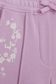 Reiss Lilac Honor Junior Jersey Logo Shorts - Image 6 of 6