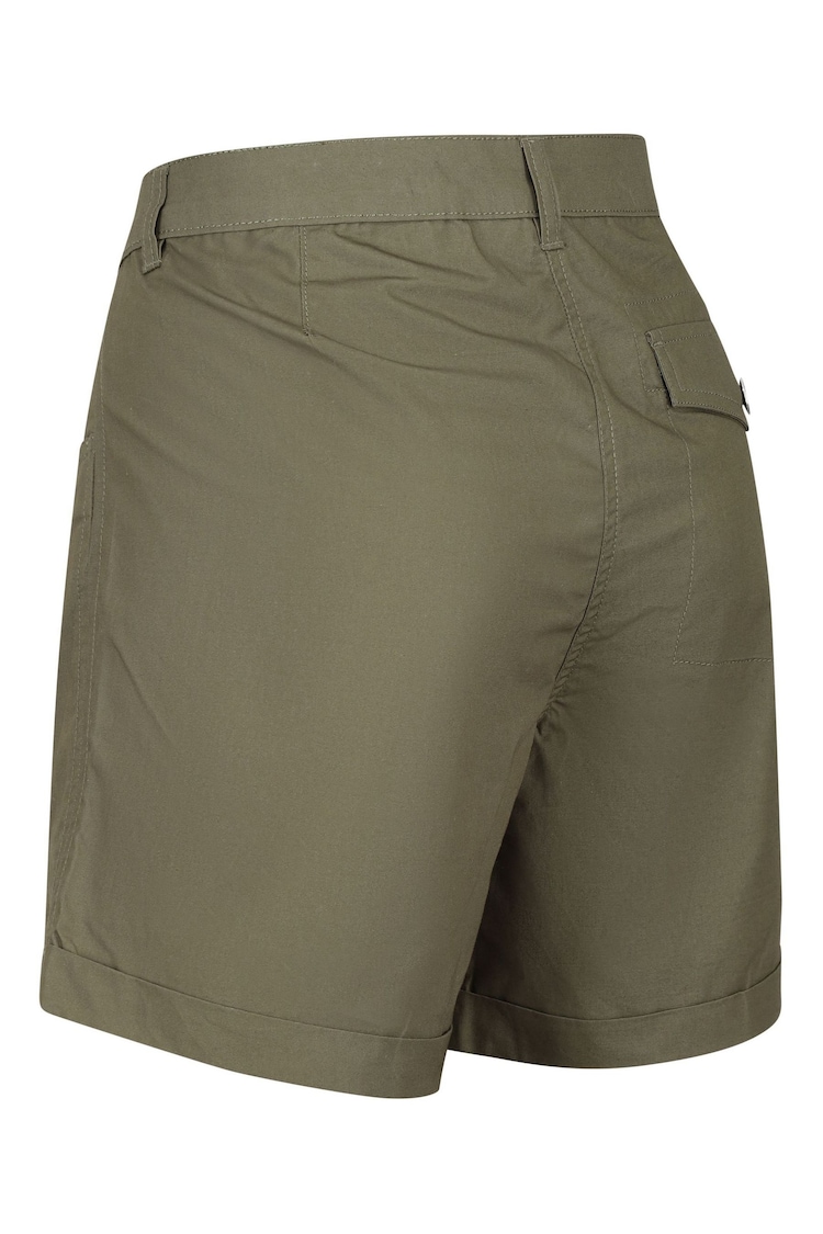 Regatta Green Pemma 100% Cotton Shorts - Image 7 of 7