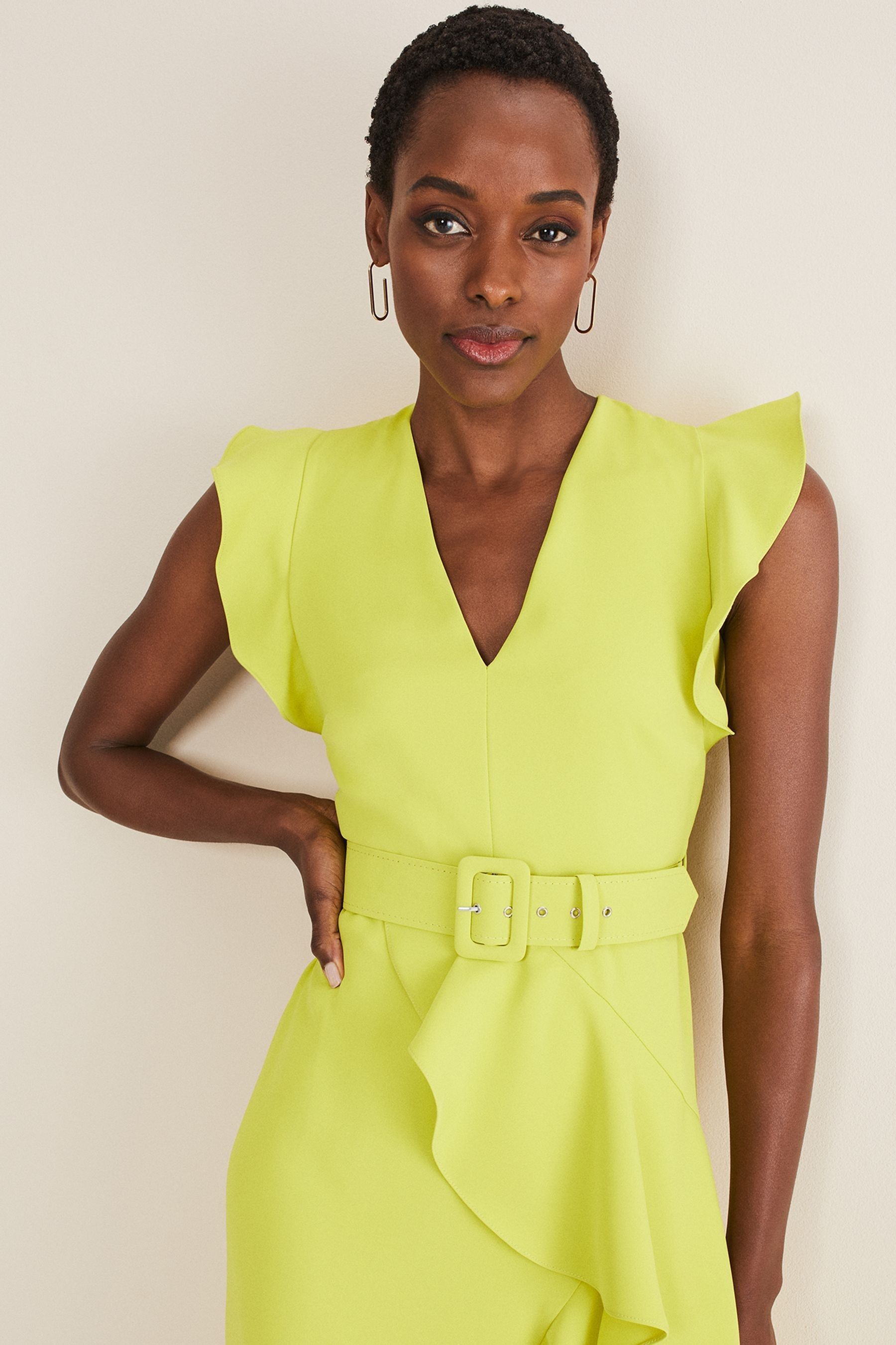 Phase eight yellow dress top