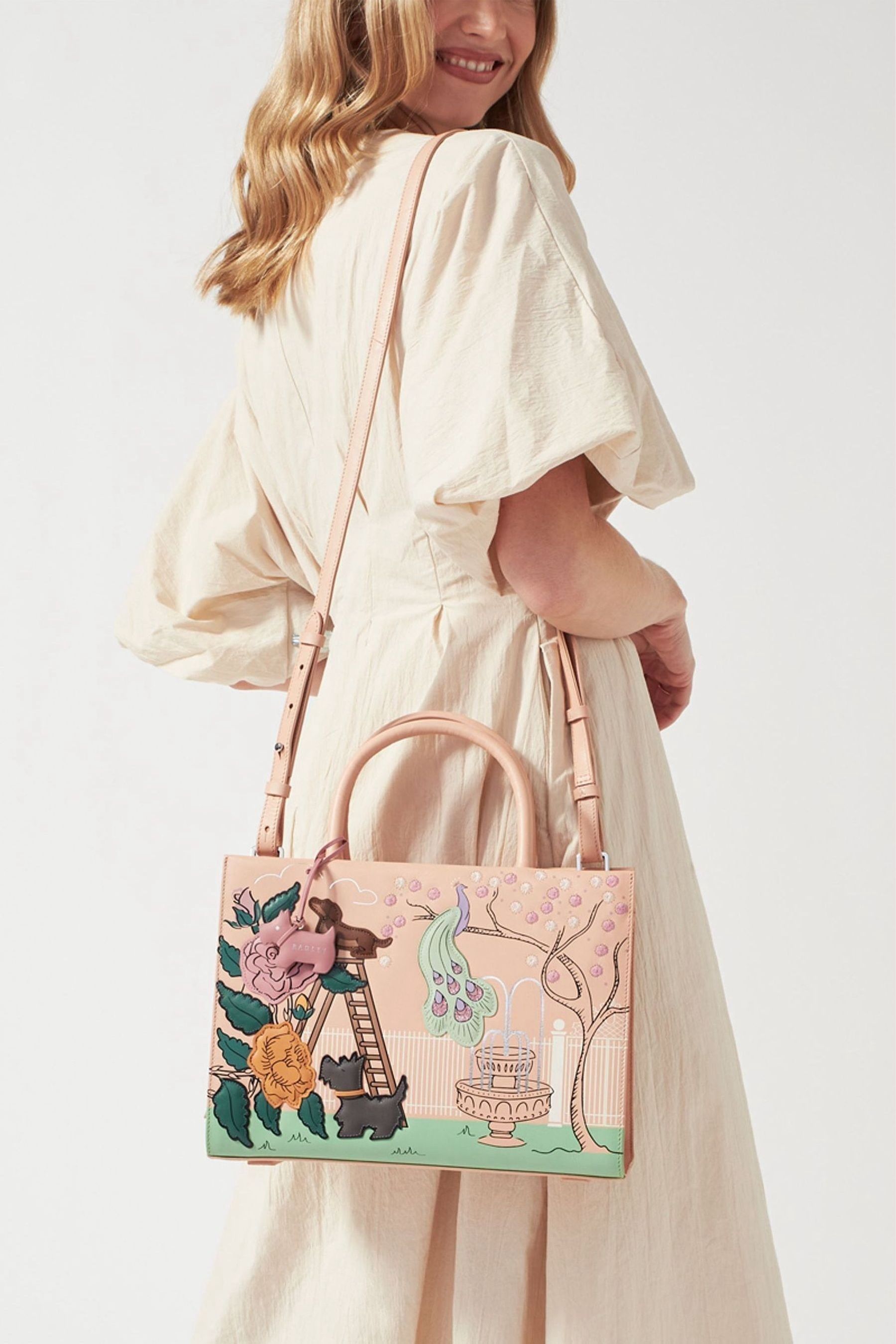 Buy Radley London Pink Medium Life Is Rosy Zip Top Multiway Bag from the Next UK online shop