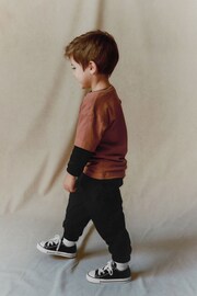 Black Lined Parachute Trousers (3mths-7yrs) - Image 3 of 6