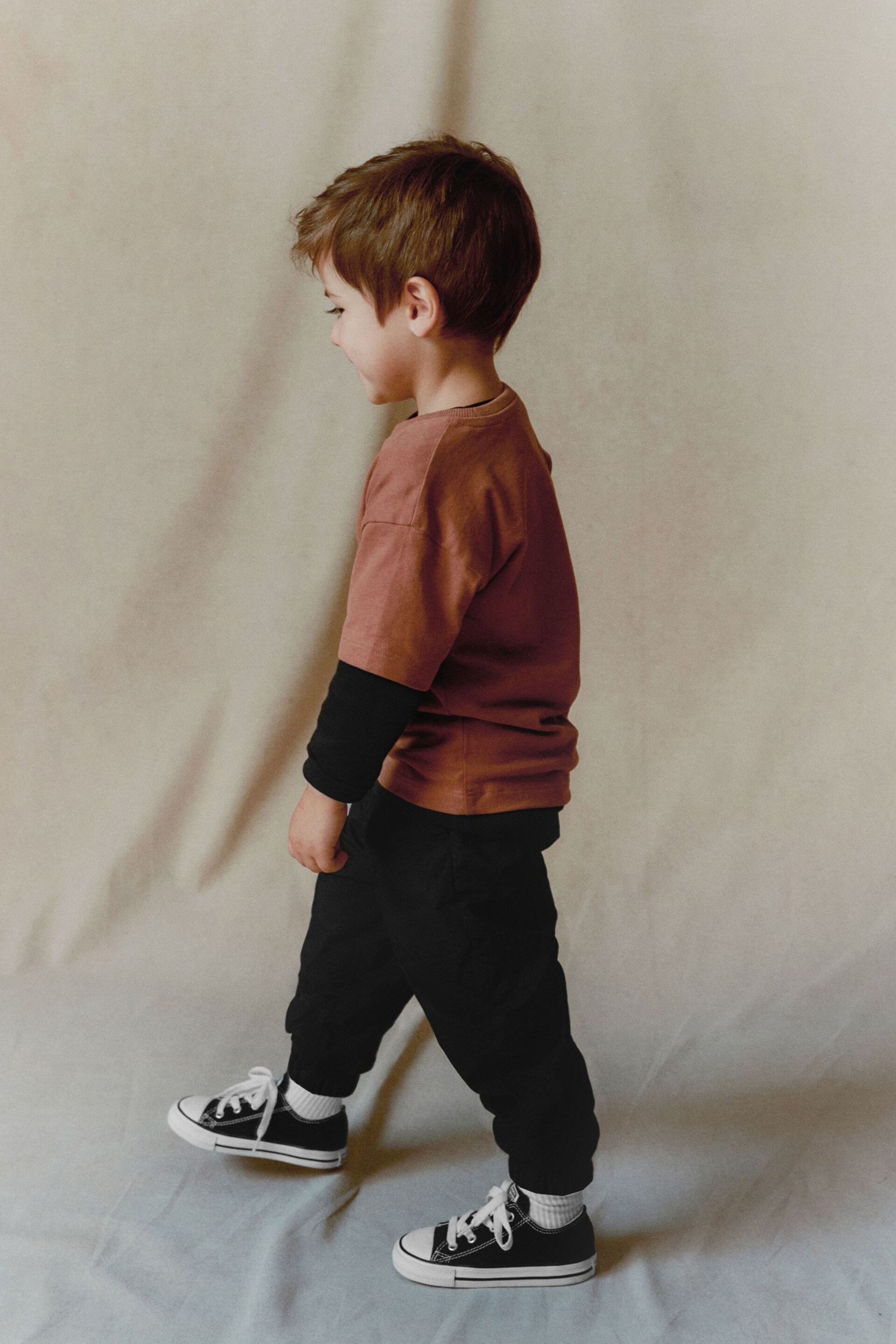 Black Lined Parachute Trousers (3mths-7yrs) - Image 3 of 6