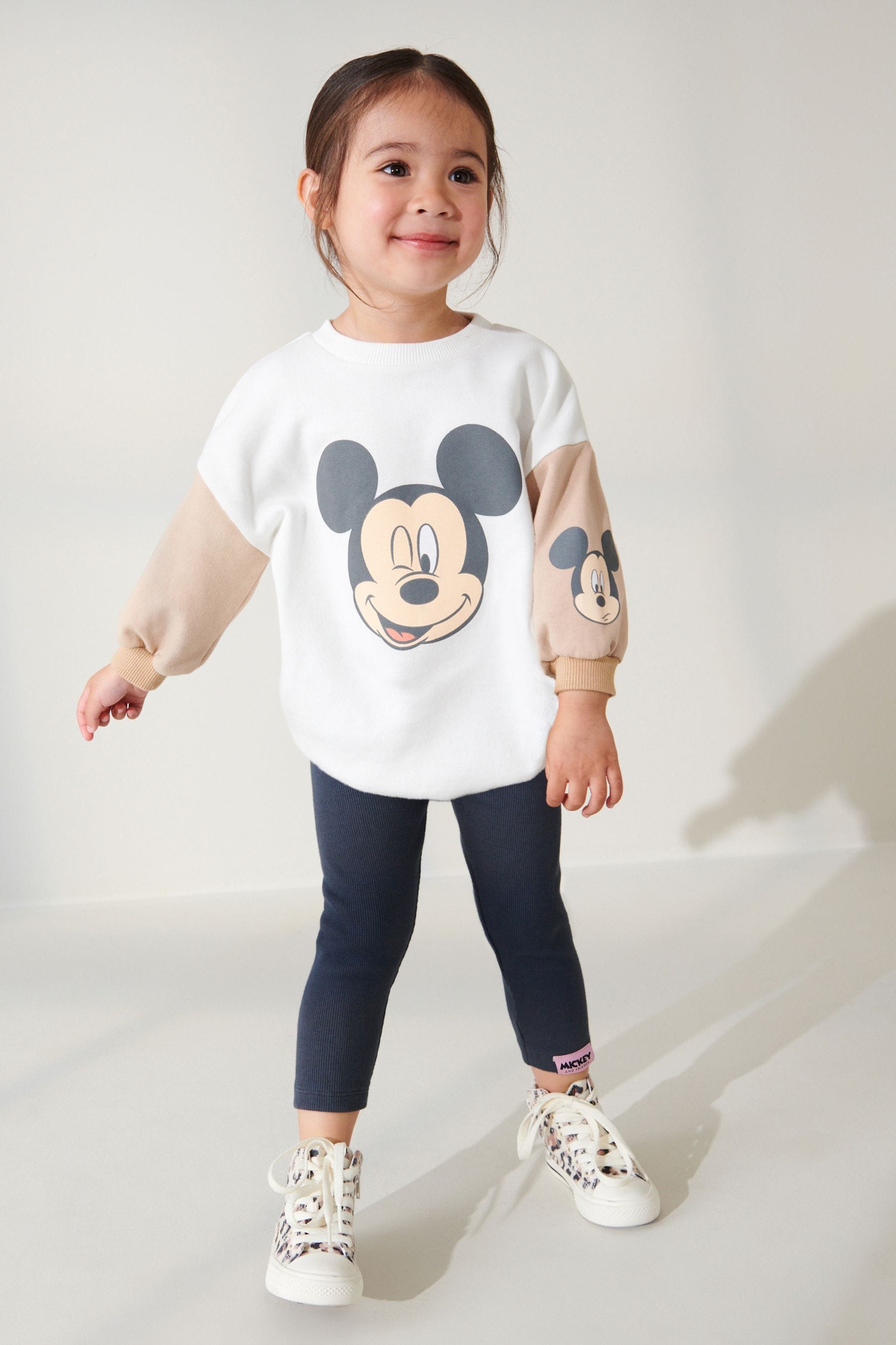 Buy Mickey Mouse Disney Jumper and Leggings Set 3mths 7yrs from Next Luxembourg
