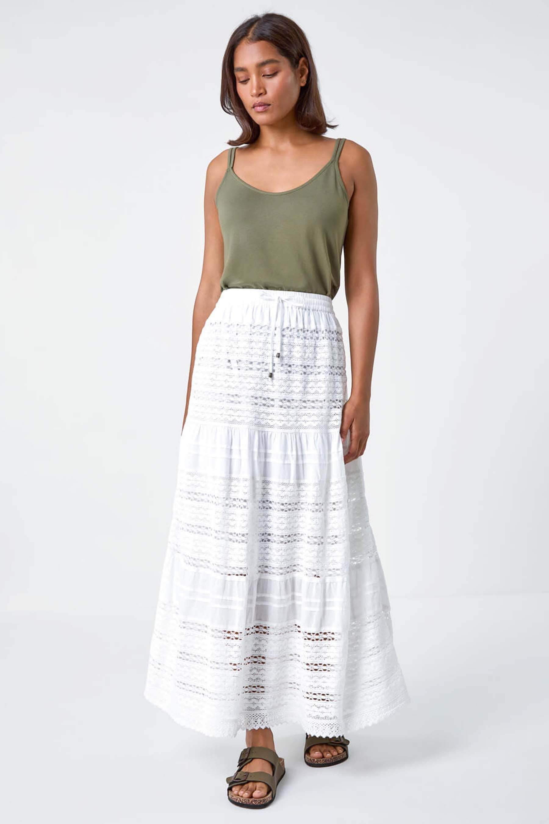 White gypsy skirt uk cheap