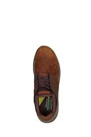 Skechers Brown Wide Fit Delson 3.0  Ezra Trainers - Image 6 of 7