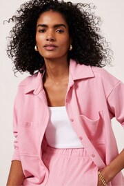 Mint Velvet Pink Cotton Shirt - Image 2 of 4