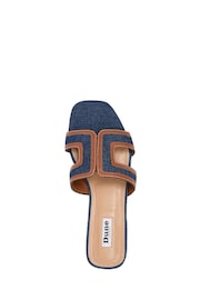 Dune London Blue Loupe Smart Slider Sandals - Image 5 of 5