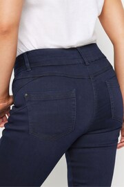 M&Co Blue Lift And Shape Straight Leg Jeans - Image 4 of 5