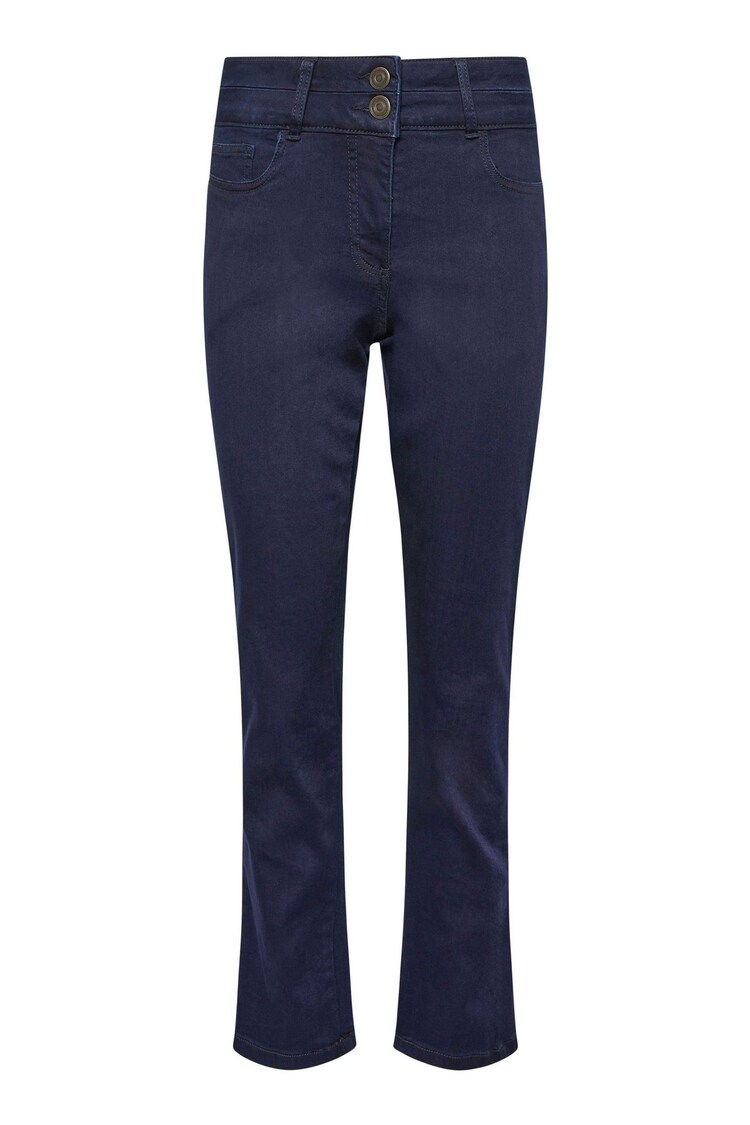 M&Co Blue Lift And Shape Straight Leg Jeans - Image 5 of 5