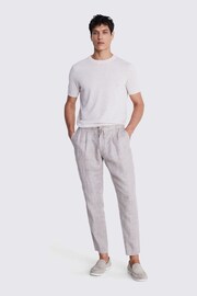 MOSS Grey Linen Worker Joggers - Image 2 of 4