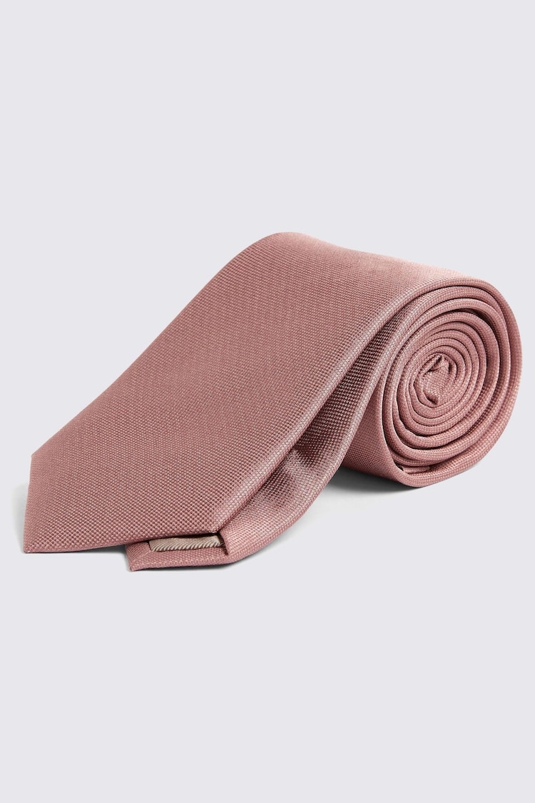 MOSS Purple Oxford Silk Tie - Image 1 of 3