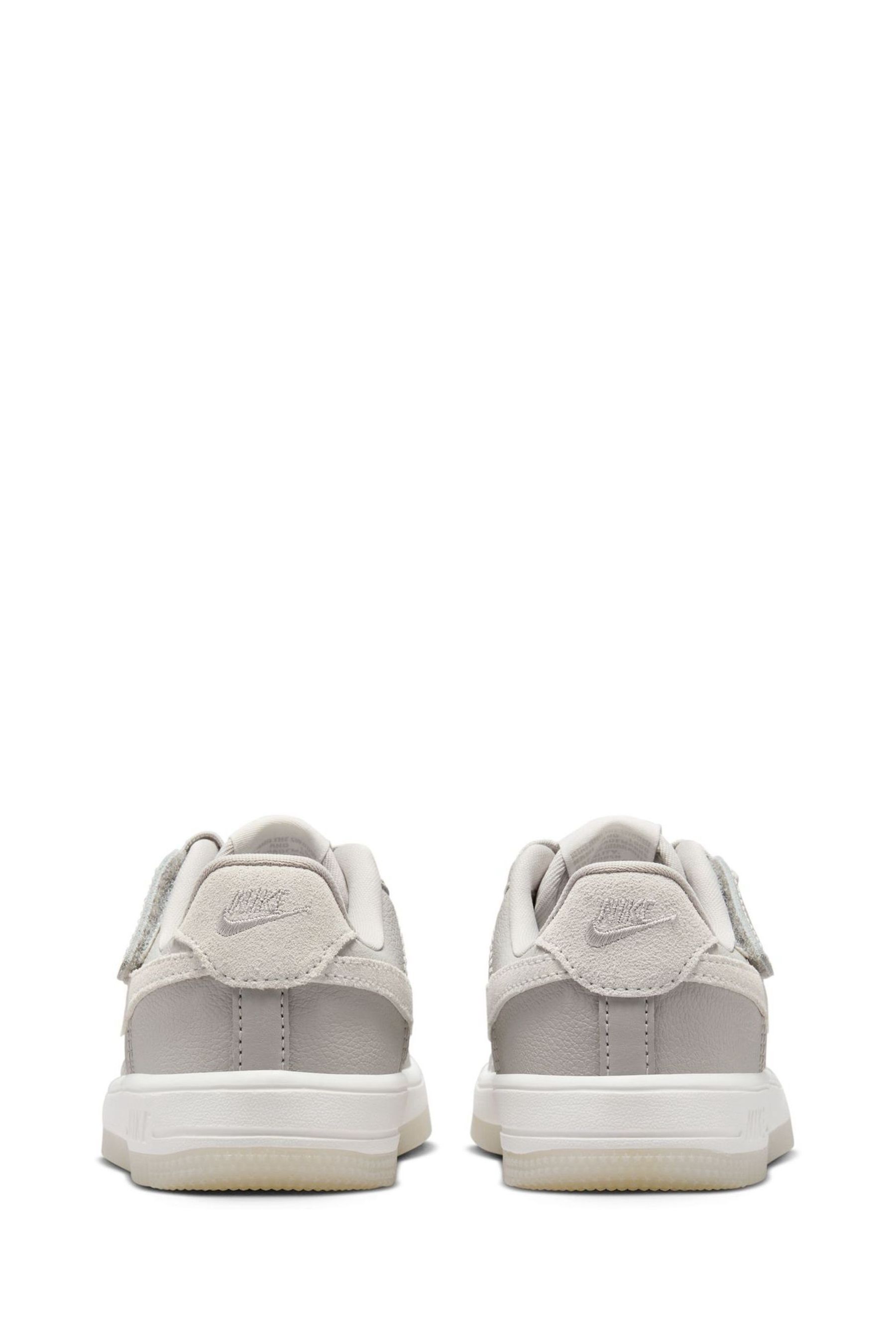 Buy Nike Grey Junior Air Force 1 Low LV8 EasyOn Trainers from Next Luxembourg