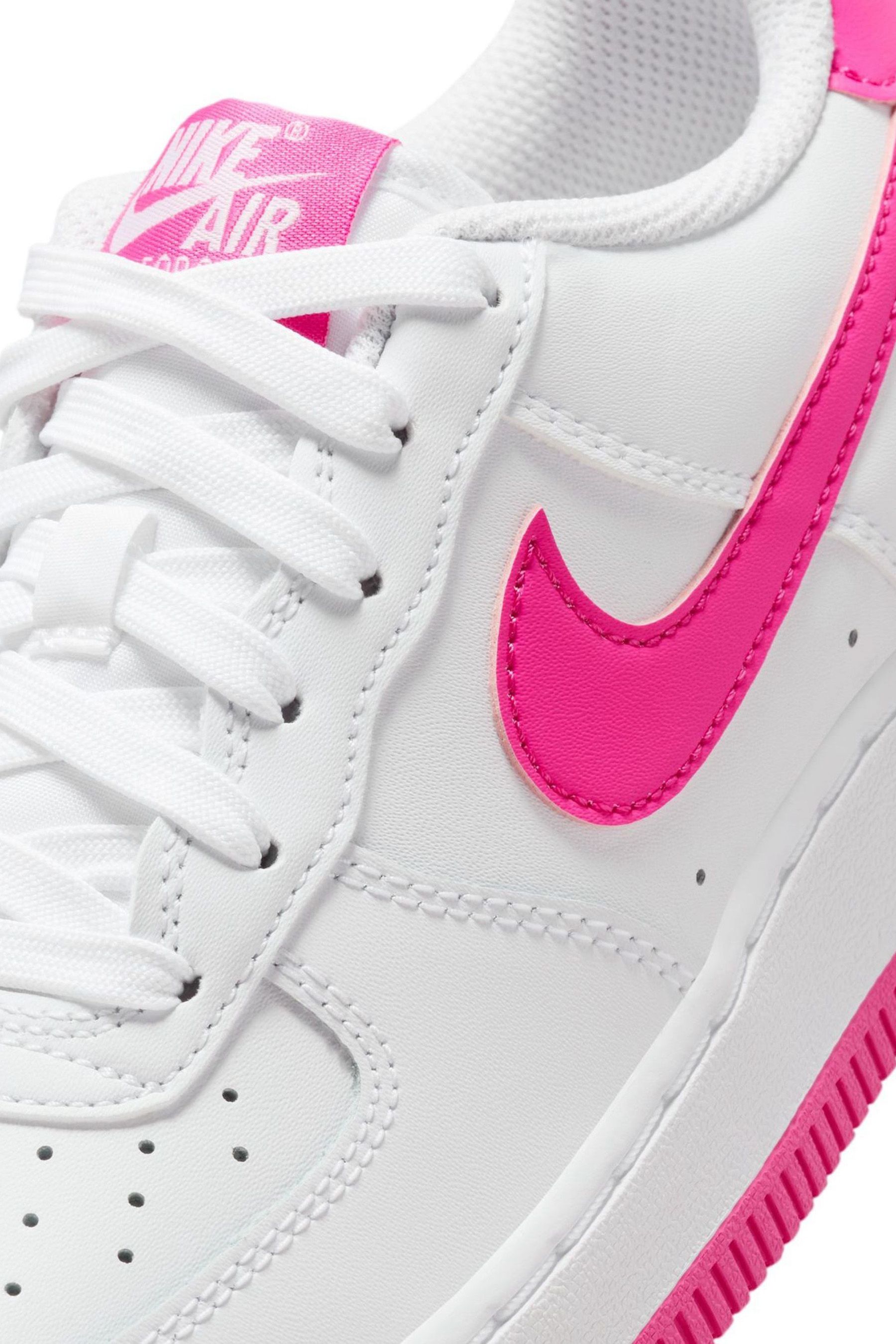 Pink junior air force 1 cheap