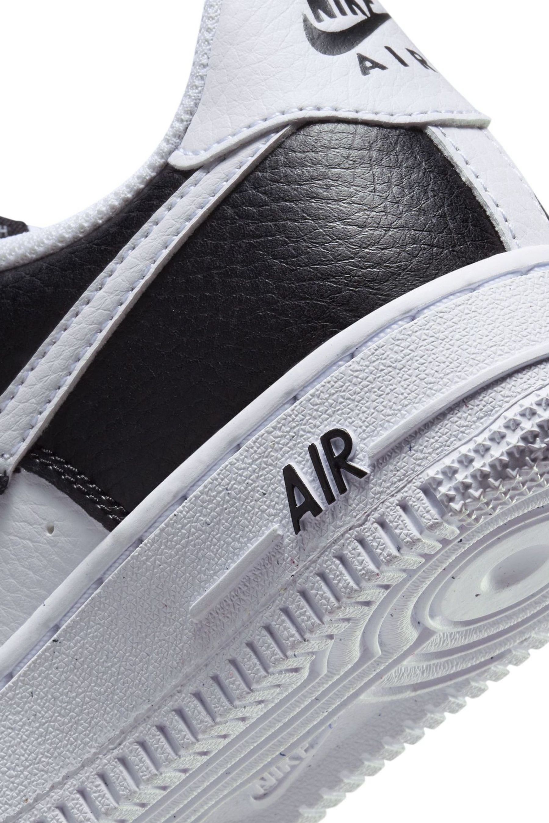 Buy Nike Black White Air Force 1 Youth Trainers from the Next UK online shop