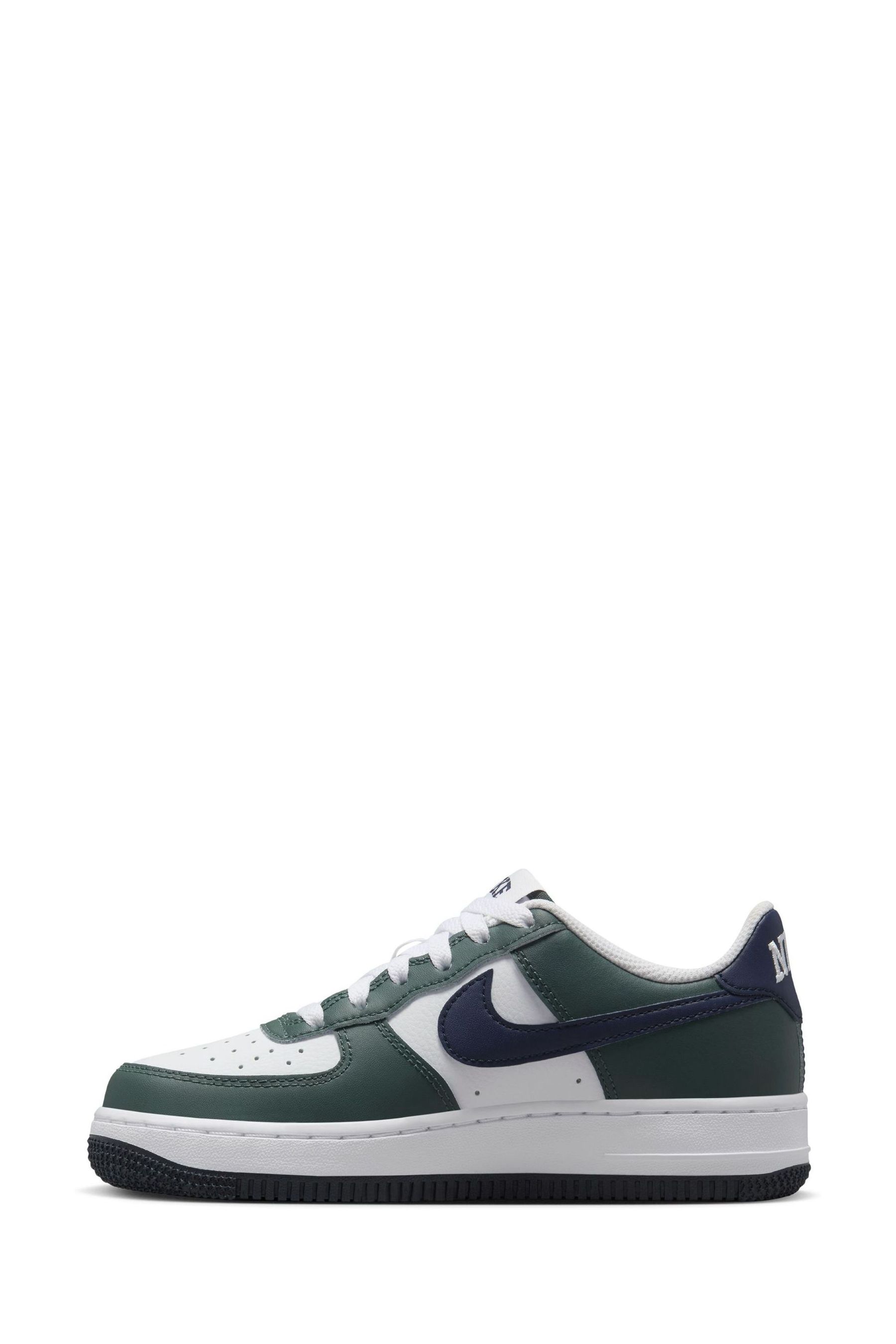 Buy Nike Green White Air Force 1 Youth Trainers from the Next UK online shop