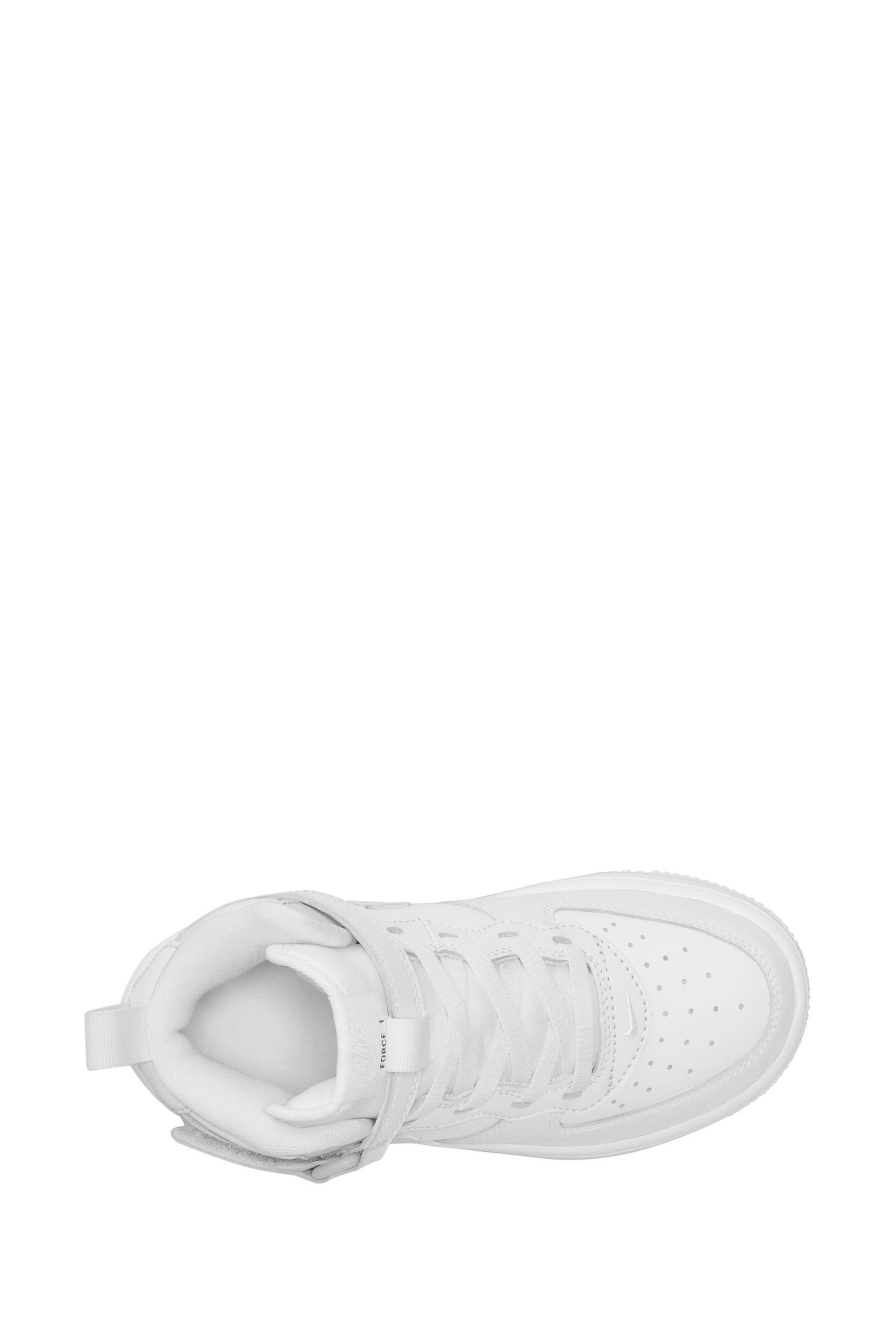Buy Nike White Junior Air Force 1 Mid EasyOn Trainers from Next Luxembourg