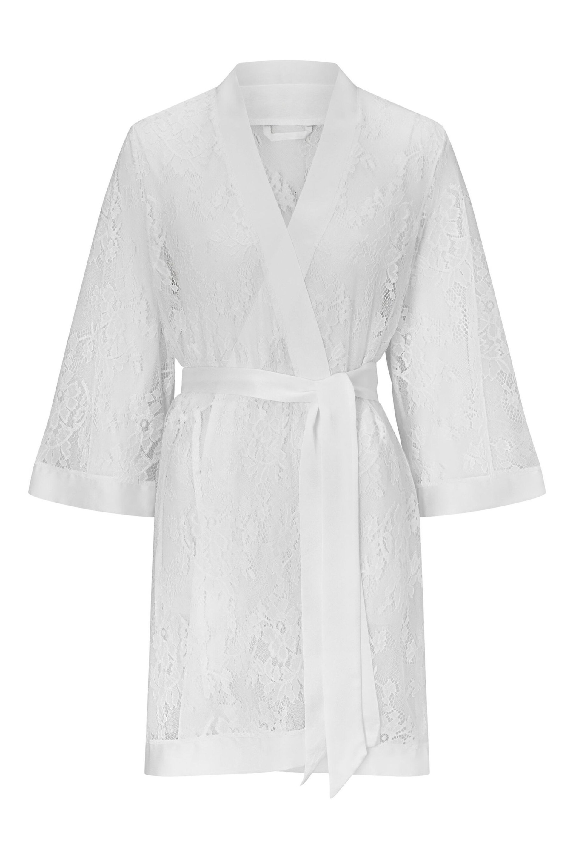 Ann Summers White Enlightening Lace Robe - Image 5 of 5