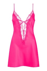 Ann Summers Pink Cherryann Satin Slip Chemise - Image 5 of 5