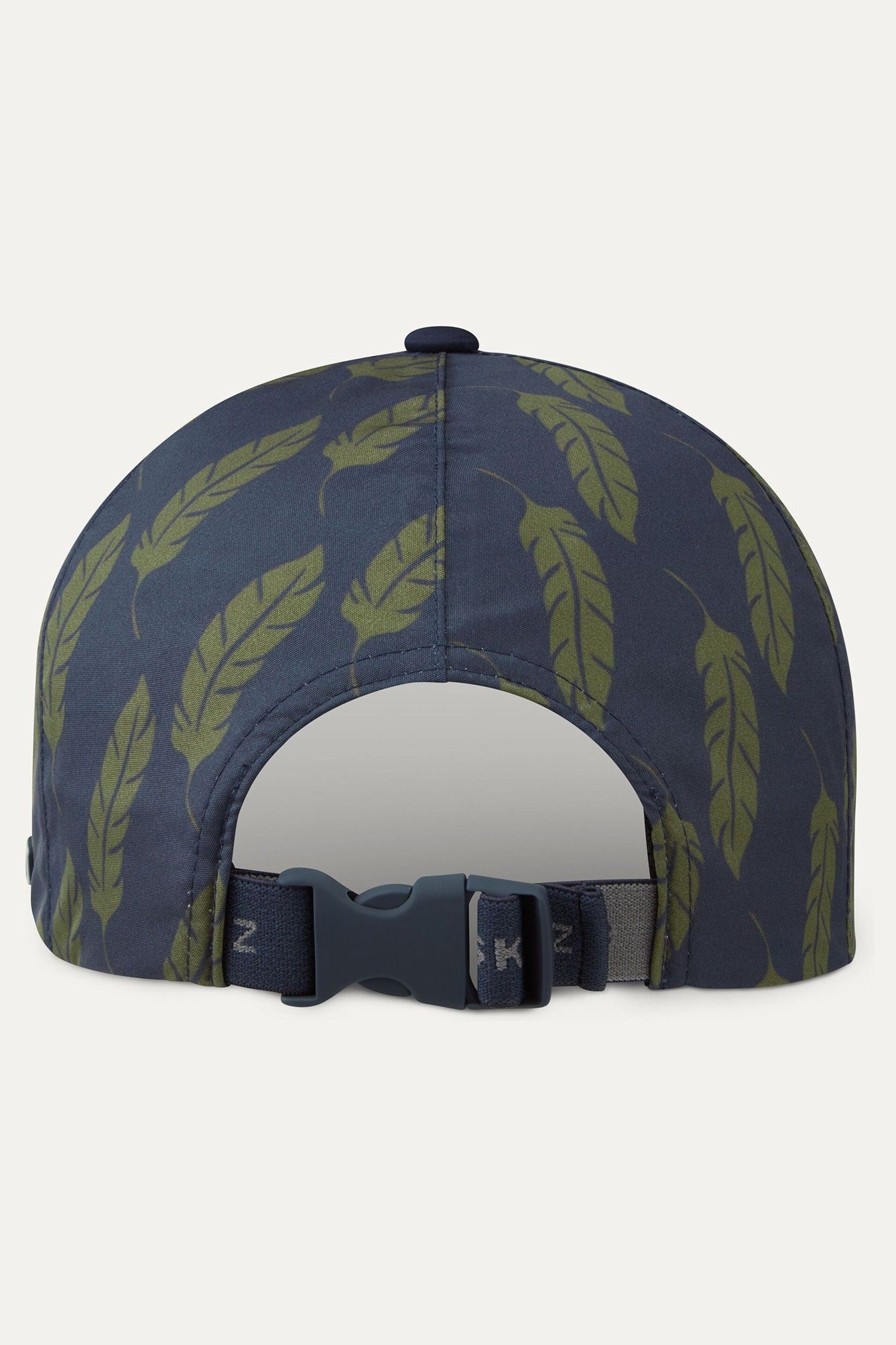 Sealskinz Blue Kettlestone Waterproof Foldable Peak Leaf Print Cap - Image 2 of 3